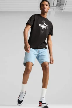 Weiße, schwarze und rote Sneakers aus Mesh mit SoftFoam+-Einlegesohle Puma ST Runner v4 Mesh