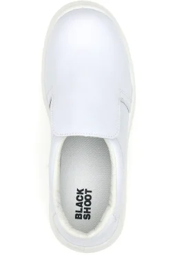 Weiße Sicherheitsschuhe Schwarzer Spross 3081