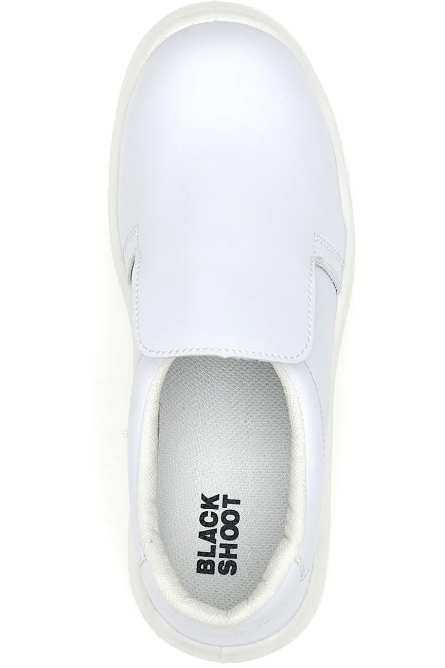 Weiße Sicherheitsschuhe Schwarzer Spross 3081