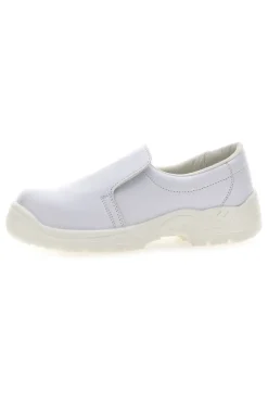 Weiße Sicherheitsschuhe Schwarzer Spross 3081
