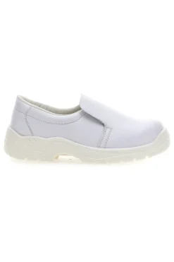 Weiße Sicherheitsschuhe Schwarzer Spross 3081