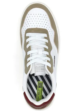 Weiße Sneakers Baumwollgürtel Austria Multi