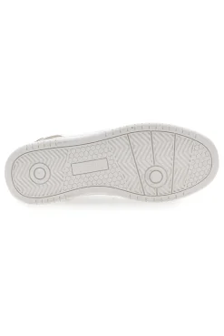 Weiße Sneakers Baumwollgürtel Austria Multi