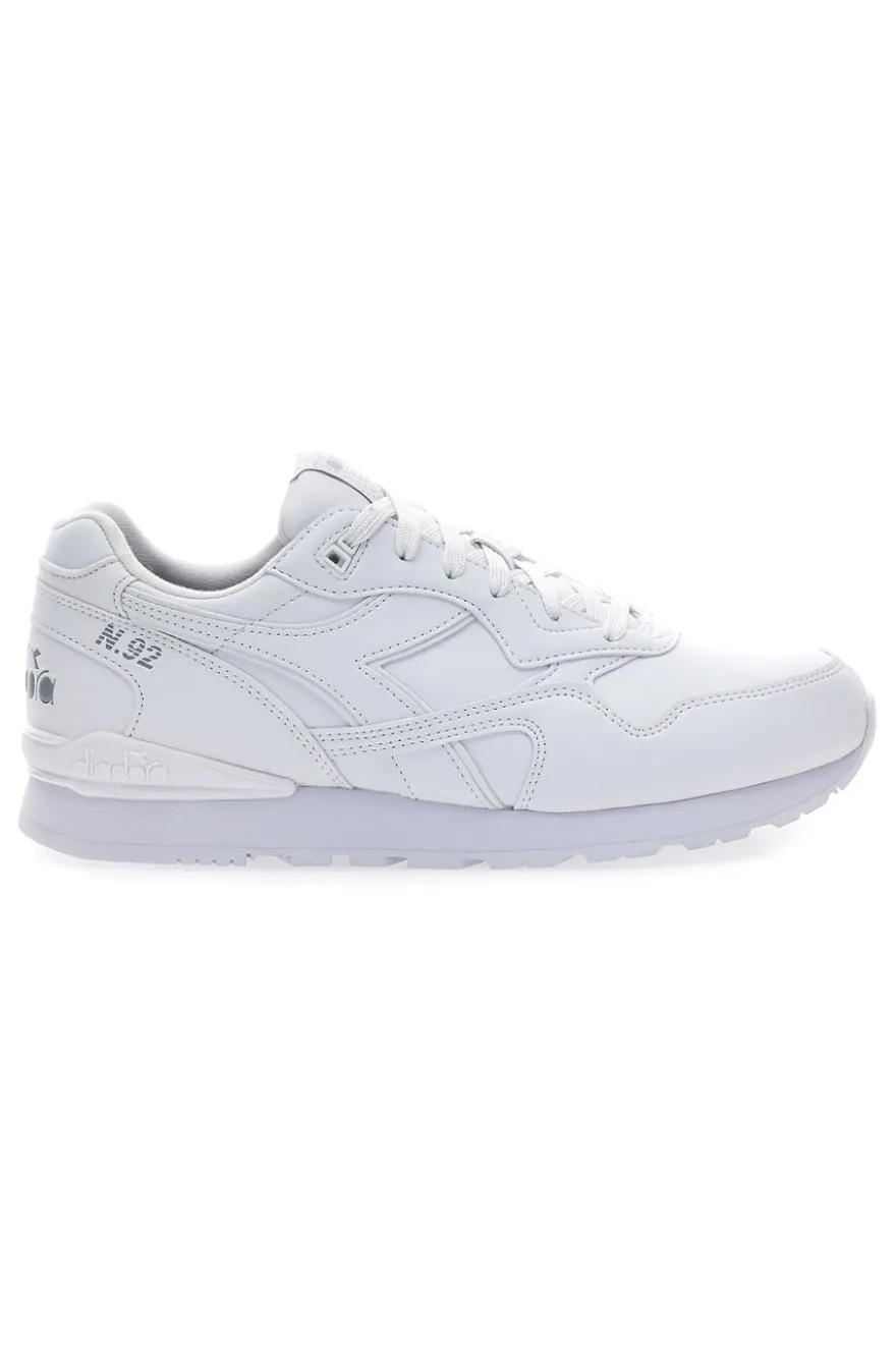 Weiße Sneakers glatte Oberseite Diadora N.92 L