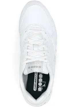 Weiße Sneakers glatte Oberseite Diadora N.92 L
