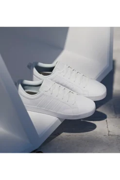 Weiße Sneakers im Skate-Stil mit vulkanisierter Sohle Adidas Vs Pace 2.0