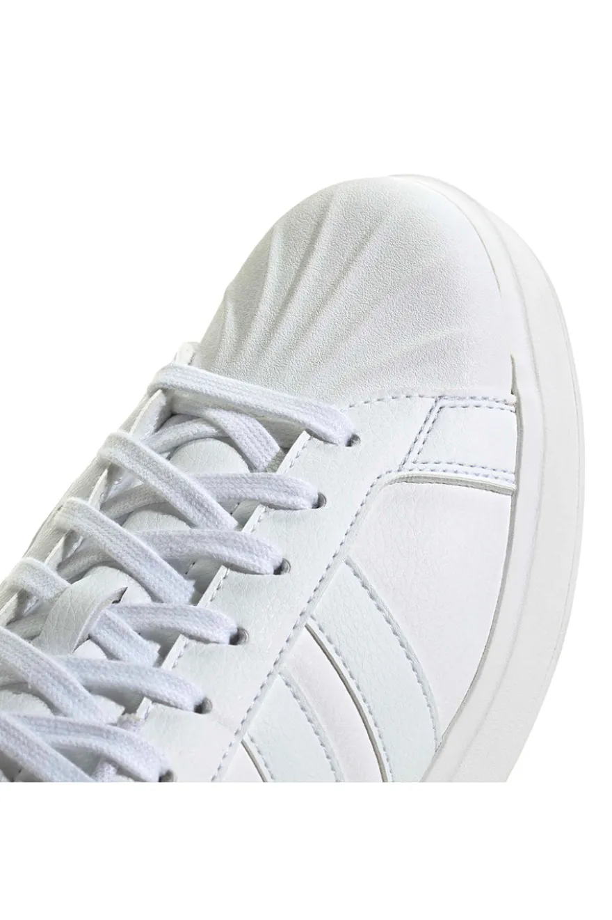 Weiße Sneakers im Sportstil mit Cupsole-Sohle Adidas Streettalk
