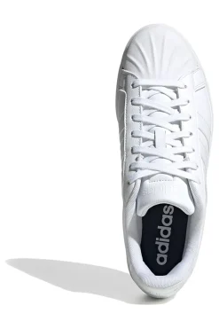 Weiße Sneakers im Sportstil mit Cupsole-Sohle Adidas Streettalk