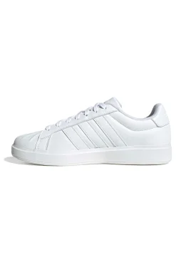 Weiße Sneakers im Sportstil mit Cupsole-Sohle Adidas Streettalk