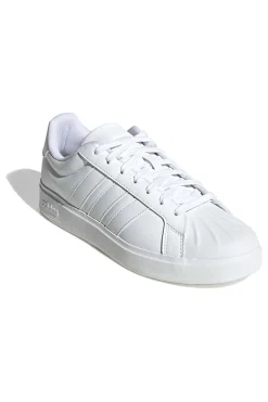 Weiße Sneakers im Sportstil mit Cupsole-Sohle Adidas Streettalk