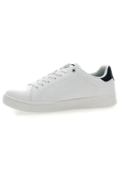 Weiße Sneakers mit blauen Details Beverly Hills Polo Club BHM614000
