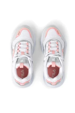 Weiße Sneakers mit grauen und rosa Details FILA COLLENE-LOGO