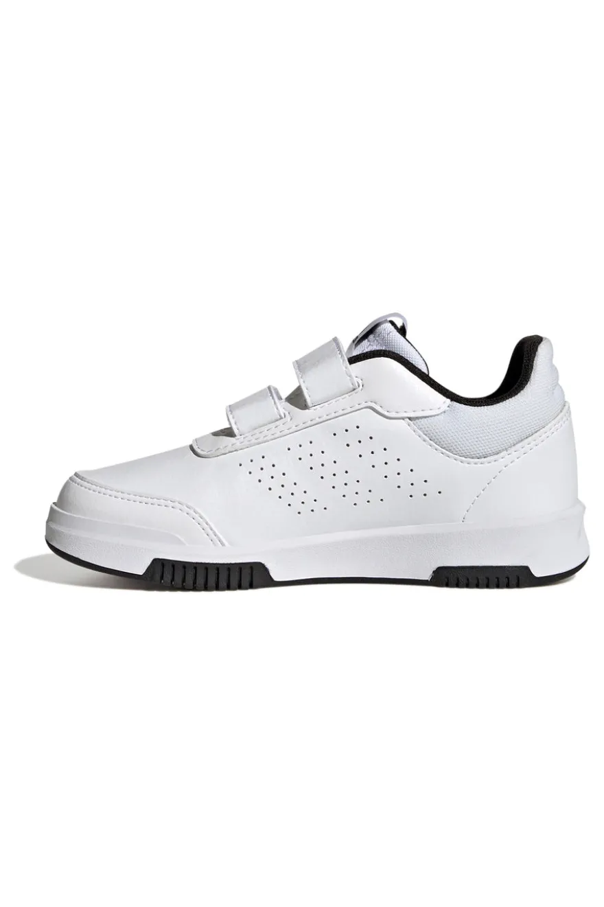 Weiße Sneakers mit Klettverschlüssen Adidas Tensaur Hook and Loop