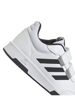 Weiße Sneakers mit Klettverschlüssen Adidas Tensaur Hook and Loop