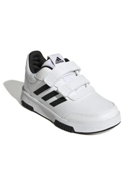 Weiße Sneakers mit Klettverschlüssen Adidas Tensaur Hook and Loop