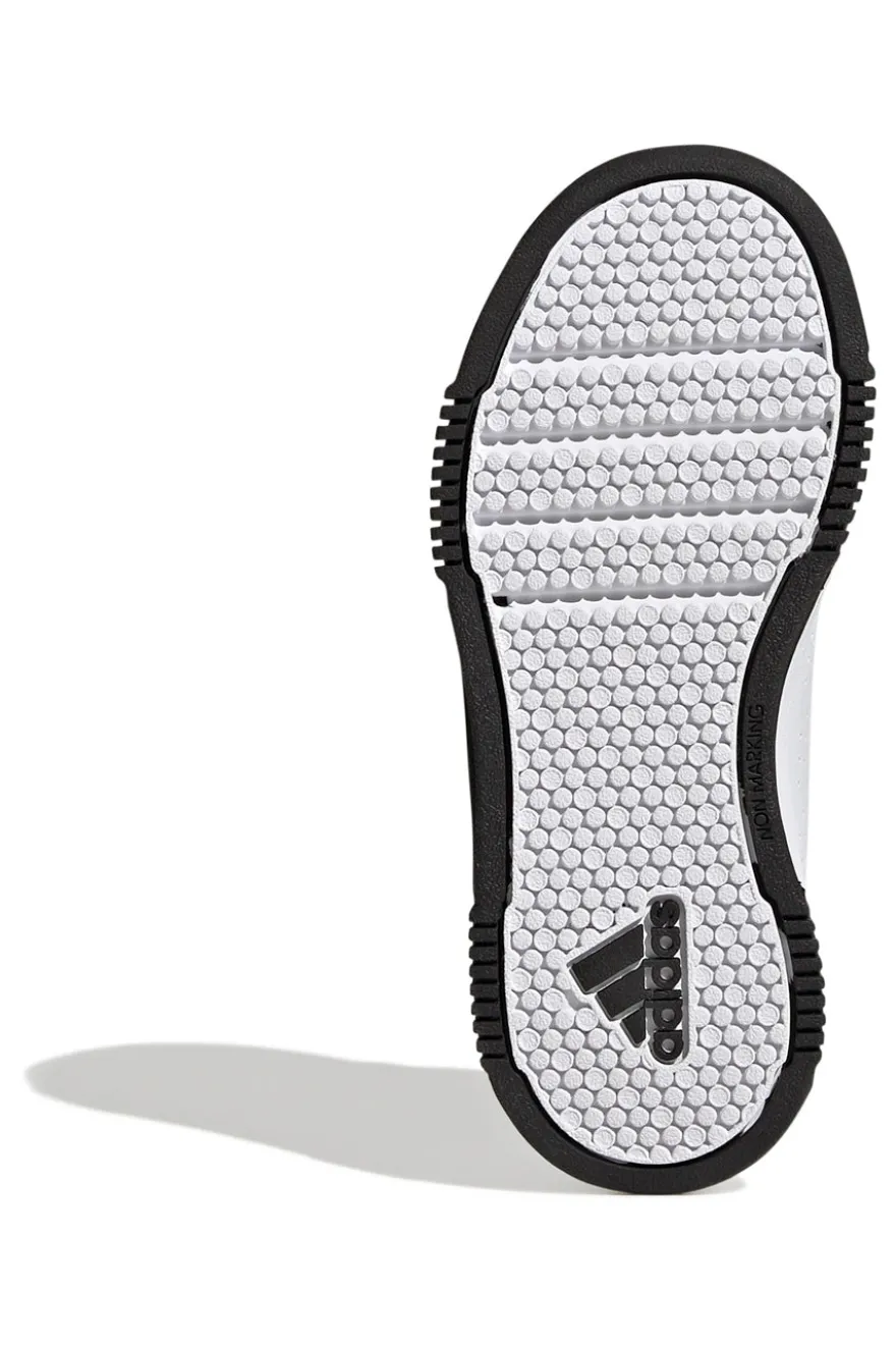Weiße Sneakers mit Klettverschlüssen Adidas Tensaur Hook and Loop