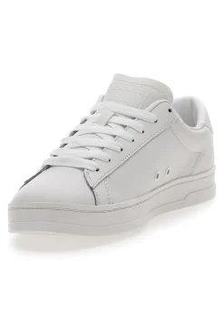 Weiße Sneakers mit Lederobermaterial TOMMY JEANS TJM LEATHER LOW CUPSOLE