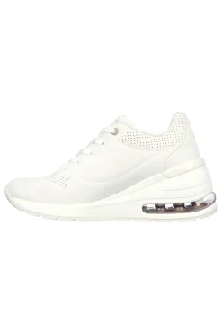 Weiße Sneakers mit Memory-Schaum Skechers Million Air Elevated Air