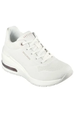 Weiße Sneakers mit Memory-Schaum Skechers Million Air Elevated Air