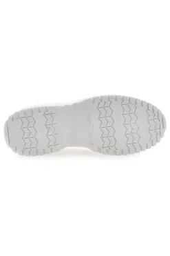 Weiße Sneakers mit Plateau Freddy 7601
