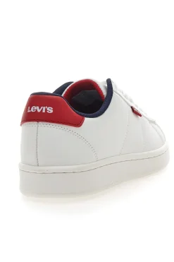 Weiße Sneakers mit roten und blauen Details LEVI'S BELL JR
