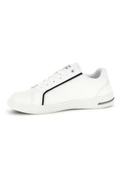 Weiße Turnschuhe mit kontrastierenden Einsätzen und Schnürsenkeln Carrera CAM643021038
