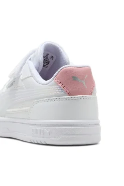 Weiße Turnschuhe mit Riemen und Schnürsenkeln Puma Caven III Holo 2.0 AC+ PS