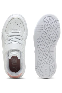 Weiße Turnschuhe mit Riemen und Schnürsenkeln Puma Caven III Holo 2.0 AC+ PS