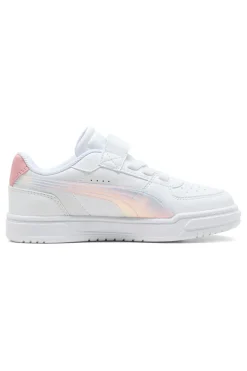 Weiße Turnschuhe mit Riemen und Schnürsenkeln Puma Caven III Holo 2.0 AC+ PS