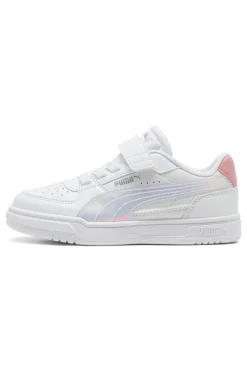 Weiße Turnschuhe mit Riemen und Schnürsenkeln Puma Caven III Holo 2.0 AC+ PS