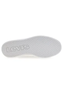 Weiße Turnschuhe mit rosa Schnürsenkeln Levi's Avenue