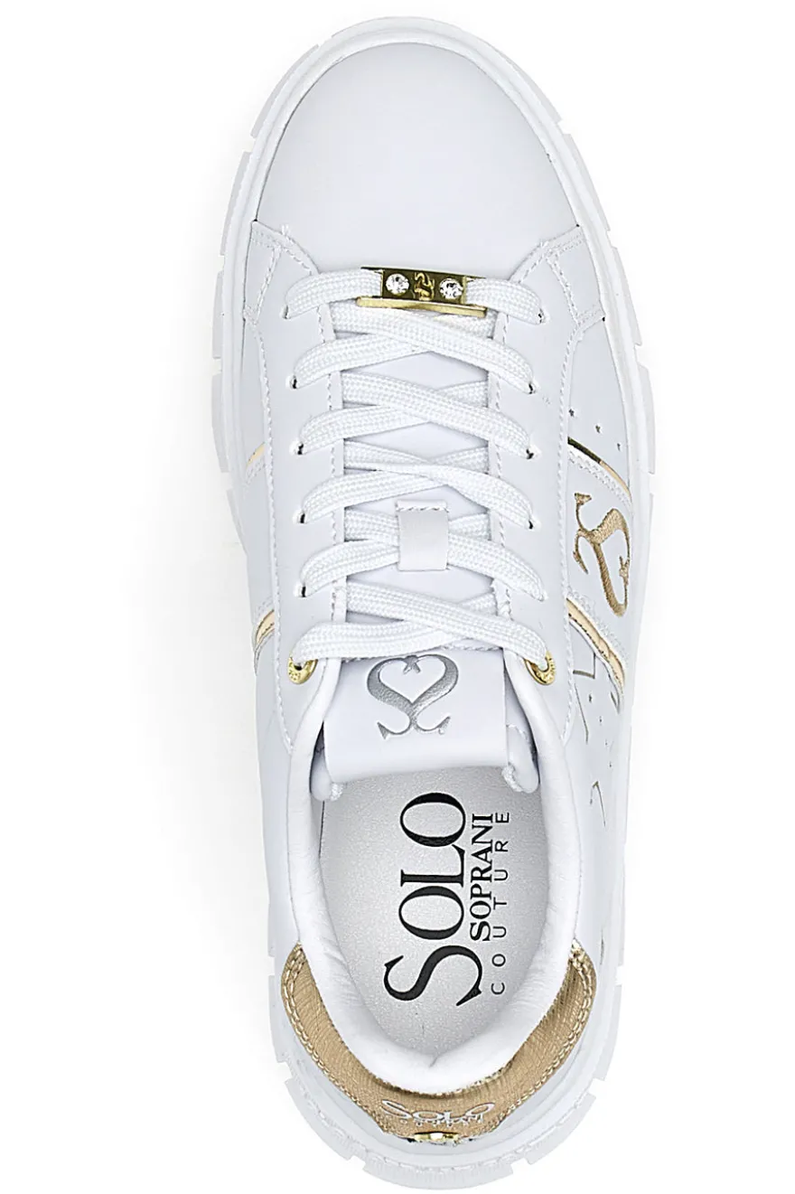 Weiße Turnschuhe Solo Soprani Star Lht Pu