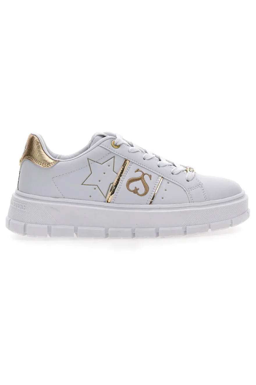 Weiße Turnschuhe Solo Soprani Star Lht Pu