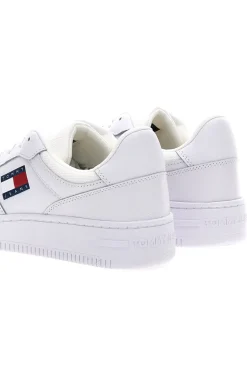 Weiße Turnschuhe TOMMY HILFIGER RETRO BASKET ESS