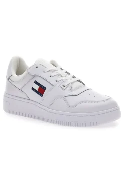 Weiße Turnschuhe TOMMY HILFIGER RETRO BASKET ESS