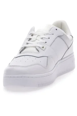 Weiße Turnschuhe TOMMY HILFIGER RETRO BASKET ESS