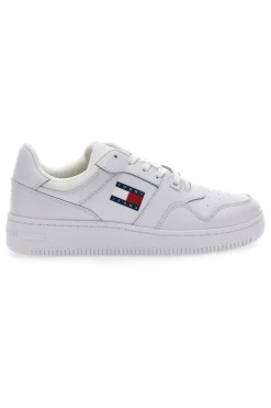 Weiße Turnschuhe TOMMY HILFIGER RETRO BASKET ESS
