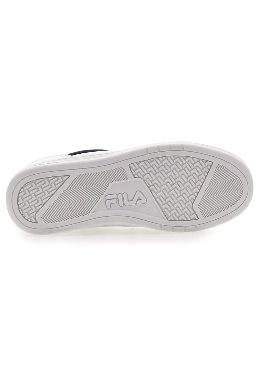 Weiße und blaue Sneakers Fila C. Court Teens