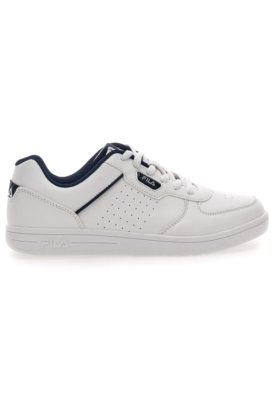 Weiße und blaue Sneakers Fila C. Court Teens