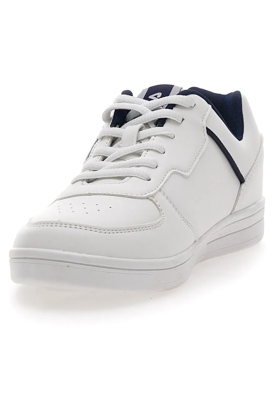 Weiße und blaue Sneakers Fila C. Court Teens