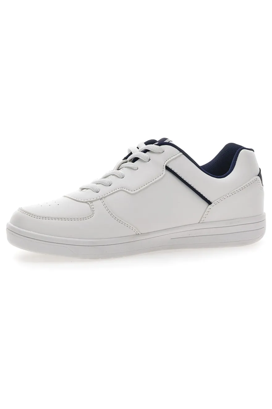 Weiße und blaue Sneakers Fila C. Court Teens