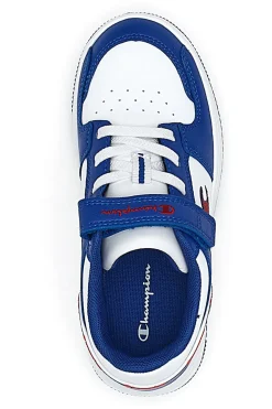 Weiße und blaue Turnschuhe Champion Rebound 2 Low B Ps