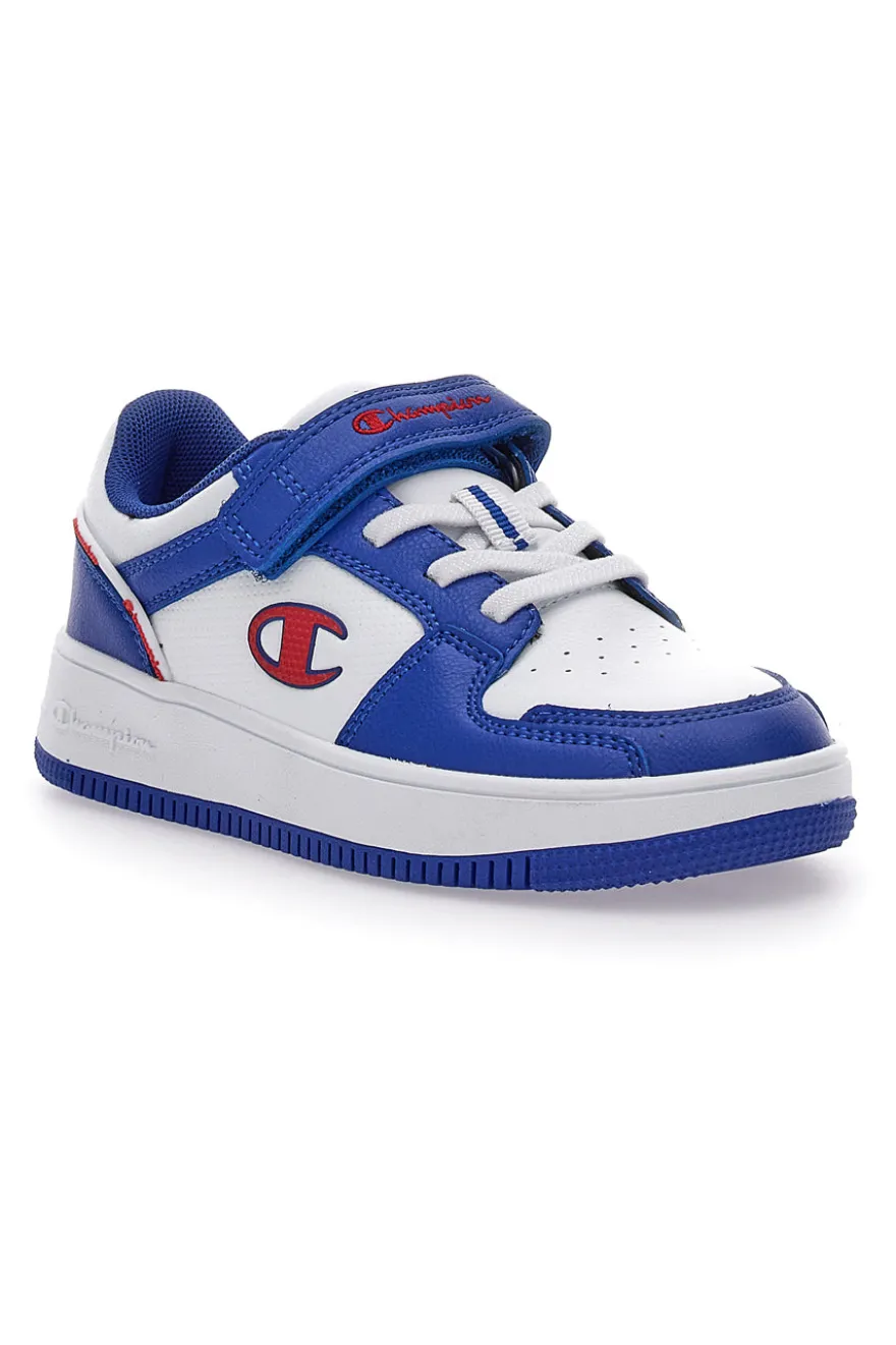 Weiße und blaue Turnschuhe Champion Rebound 2 Low B Ps