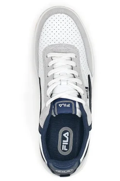 Weiße und blaue Turnschuhe Fila Sevaro S