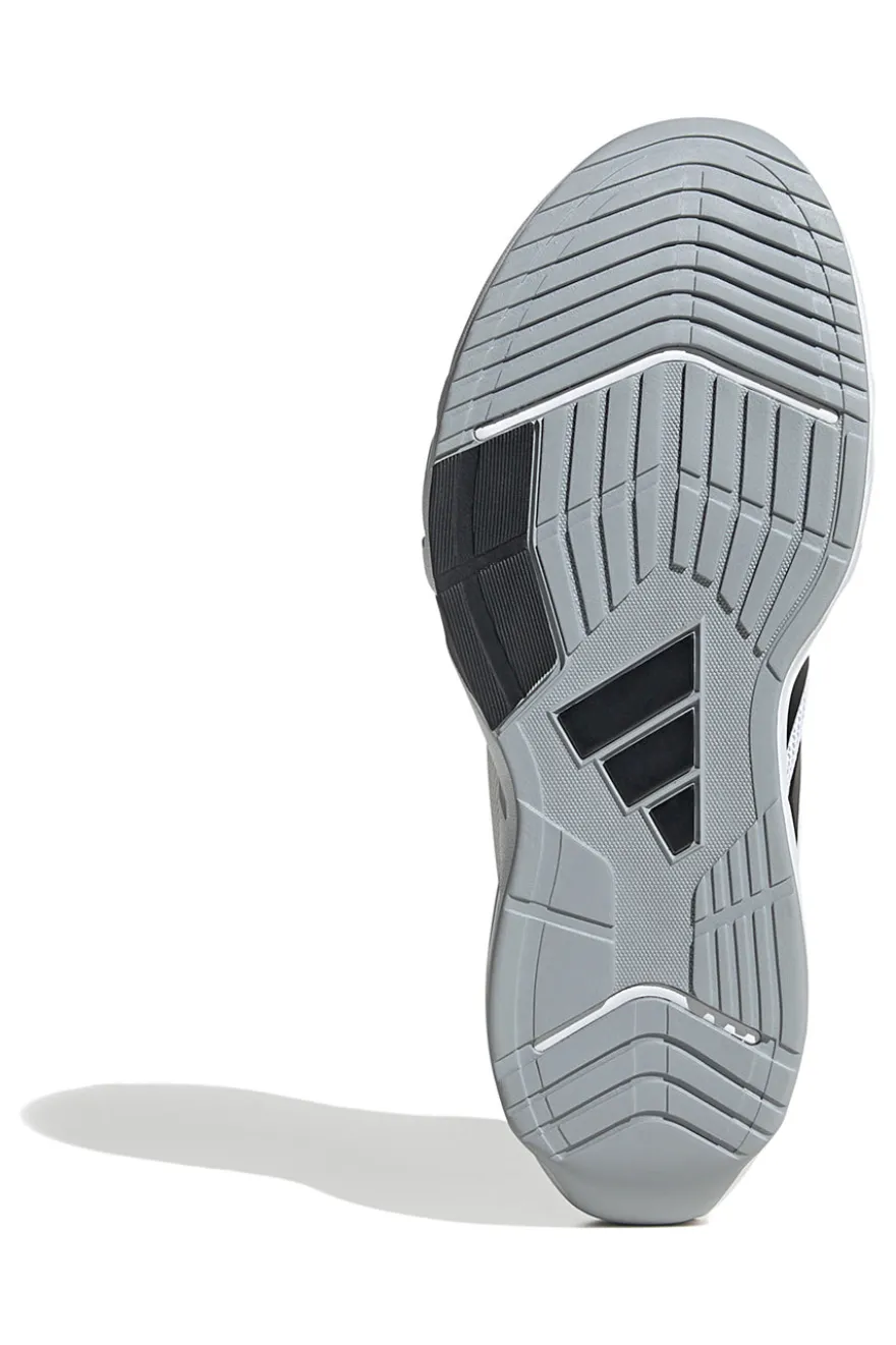 Weiße und schwarze Fitnessschuhe Adidas Amplimove Trainer M