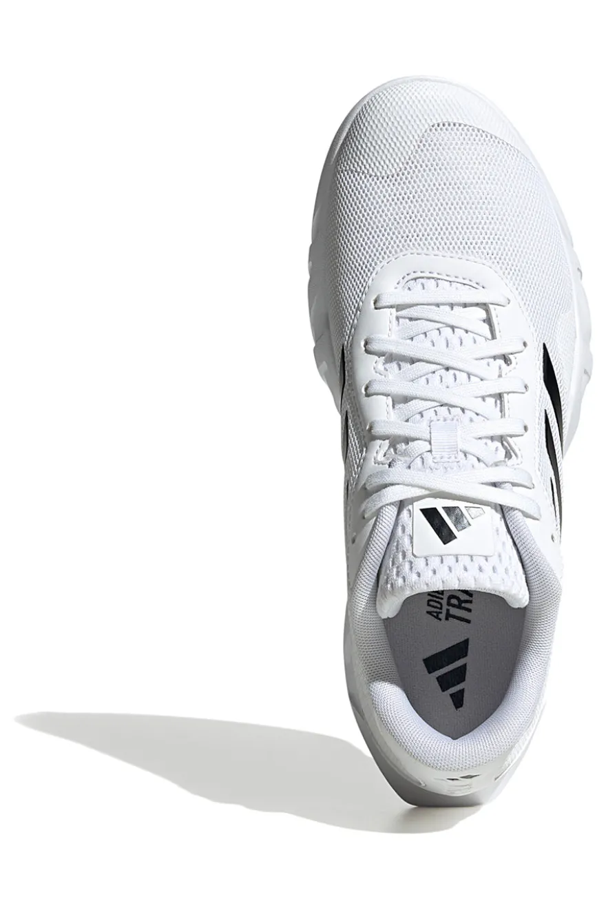 Weiße und schwarze Fitnessschuhe Adidas Amplimove Trainer M