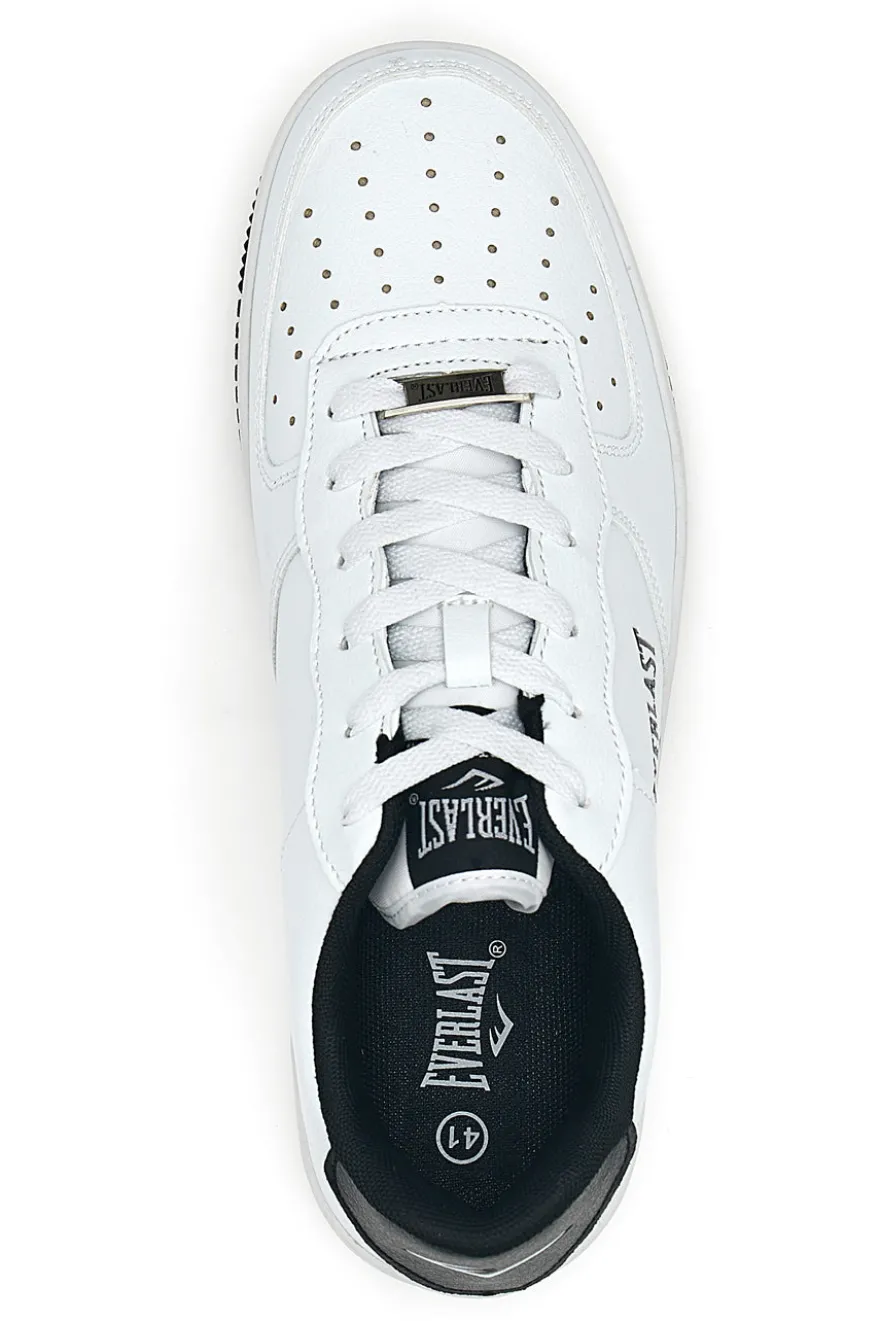 Weiße und schwarze Sneakers mit perforiertem Obermaterial Everlast 713