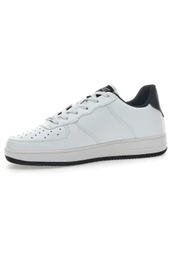 Weiße und schwarze Sneakers mit perforiertem Obermaterial Everlast 713