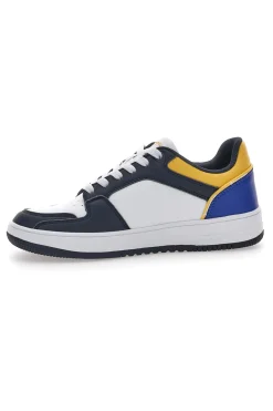 Weiße und schwarze Sneaker mit Schnürsenkeln Champion Rebound 2.0 Low