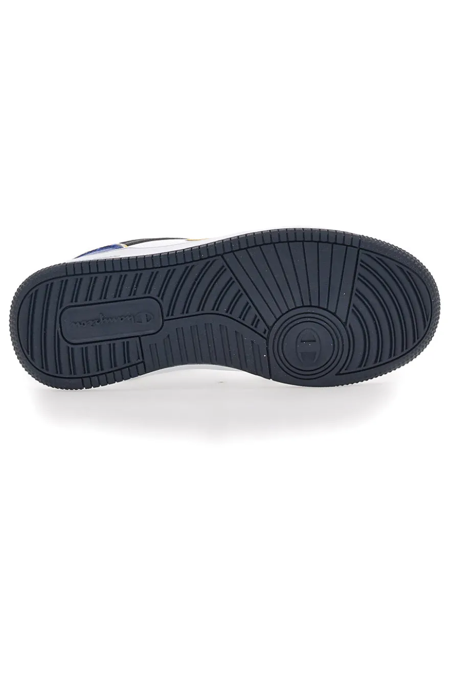 Weiße und schwarze Sneaker mit Schnürsenkeln Champion Rebound 2.0 Low